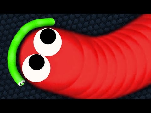 Slither.io Tiny Pro Snake vs Giant Noob Snakes - Epic Slitherio Gameplay