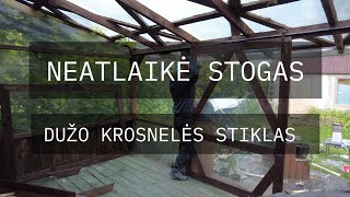 Neatlaikė stogas. Dužo krosnelės stiklas. Esam dirbantys paskutiniu metu 😀