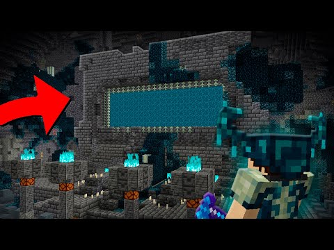COMO LIGAR O PORTAL da DEEP DARK no MINECRAFT 1.22 #04