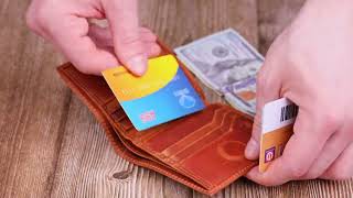 Зажим мужской из добротной винтажной кожи KARYA 21355 рыжий