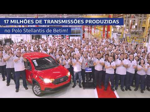 17 milhões de transmissões produzidas no Polo Stellantis de Betim!