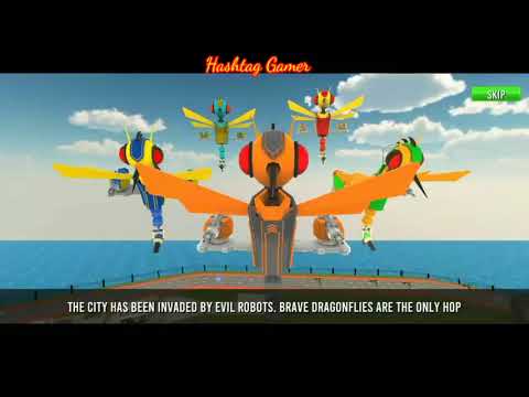 Dragon Fly Robot Transformation I Gameplay Android HD 1080P I Hashtag Gamer