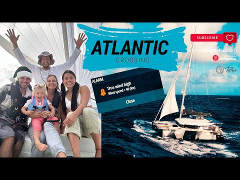 S2:EP5 Crossing the Atlantic ocean by sailing catamaran in family. Bad weather.