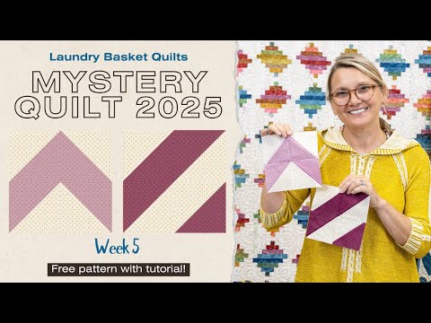 2025 Mystery Quilt - Week 5 - How to Make a Chevron Block
