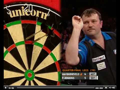 Raymond van Barneveld vs Terry Jenkins - Part 2 - 2008 Grand Slam of Darts (Quarter Finals)