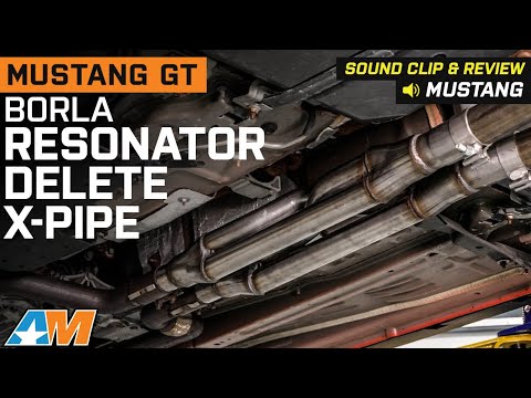 2015-2023 Mustang GT Borla SwitchFire Resonator Delete X-Pipe Review & Sound Clip