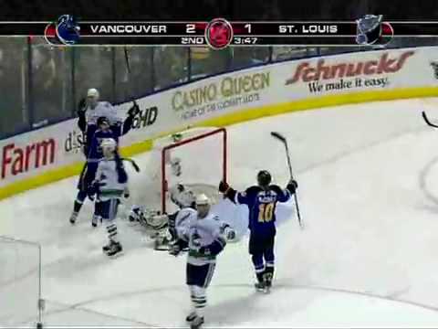 Vancouver Canucks @ St. Louis Blues 4/19/09 Game 3