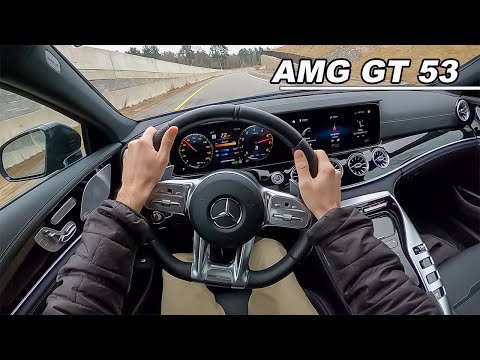 Driving The Mercedes-AMG GT 53 - Supercharged, Turbocharged, Hybrid (POV Binaural Audio)