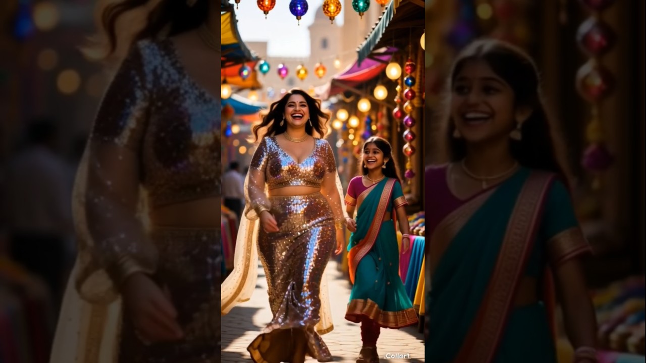 Joyful Stroll in the USA Market | The Girl Who Shines With Every Step 🌸