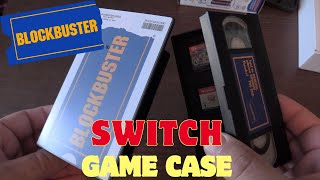 Awesome Blockbuster Video Nintendo Switch Game Case Review - Gamester81