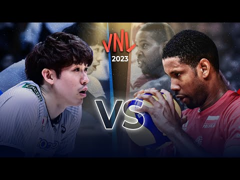 Wilfredo Leon vs Yuki Ishikawa | Poland vs Japan | Men's VNL 2023