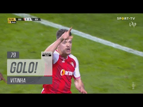 Goal | Golo Vitinha: SC Braga (3)-2 Benfica (Liga 21/22 #28)