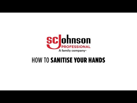 How to Sanitise your hands