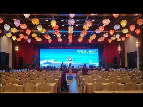 Hội trường Chính Chùa Bái Đính - Ninh Bình | Ledone thi công dự án 90m2 màn hình LED P3 trong nhà