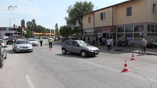 Жена се вряза с тротинетка в лек автомобил