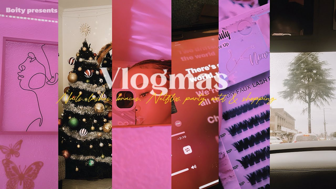 Vlogmas Ep 1: | Shopping, Braces, Netflix, Nails , Lashes & going out | South African YouTuber |