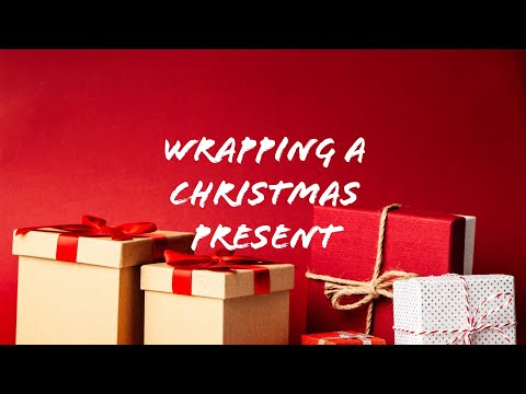 What happens when a disabled man tries to wrap a present lol￼