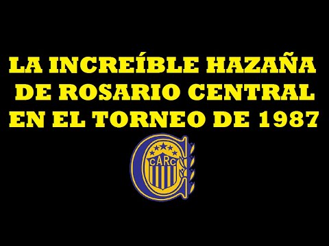 Rosario Central Campeón 1986/87