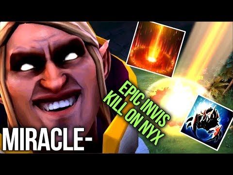 Miracle- Invoker WTF?! EPIC 100% Blind Calculated Sunstrike - Dota 2