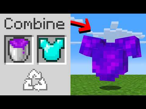 I Combined Every Item in Minecraft