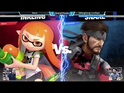 SSBU @ BattleGroundz - Grand Finals: Nano (Inkling/Joker) vs [WangGang] LordSpin (Snake/Meta Knight)
