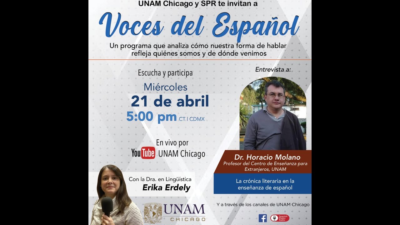 VOCES DEL ESPAÑOL 071 Invitado Dr.  Horacio Molano