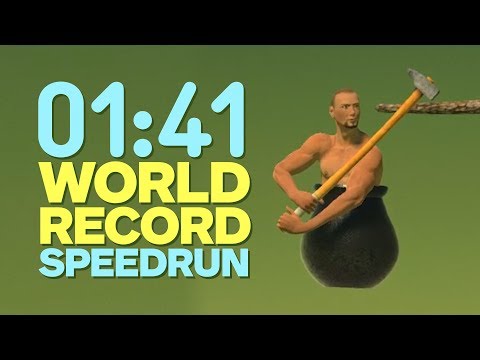 Getting Over It Finished In Under 2 Minutes (Speedrun)