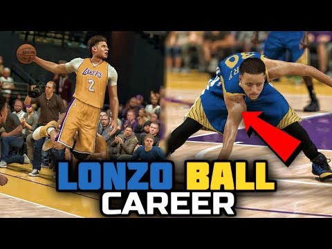 LONZO BREAKS STEPH CURRY'S ARM! THE RETURN! - NBA 2K17 LONZO BALL MyCareer
