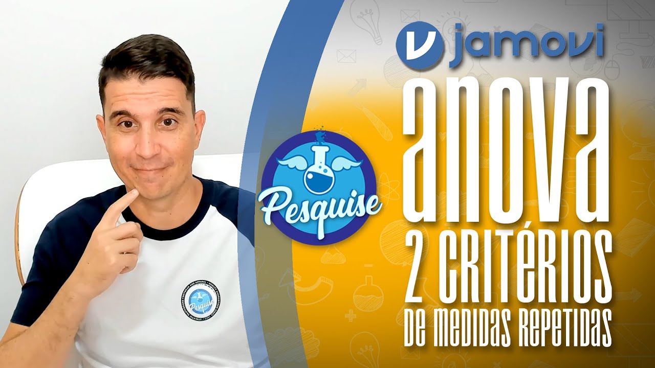 ANOVA 2 CRITÉRIOS de MEDIDAS REPETIDAS à jato! (JAMOVI)