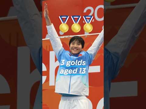 13-year-old swimming champion sparks debate over young athletes | DW News