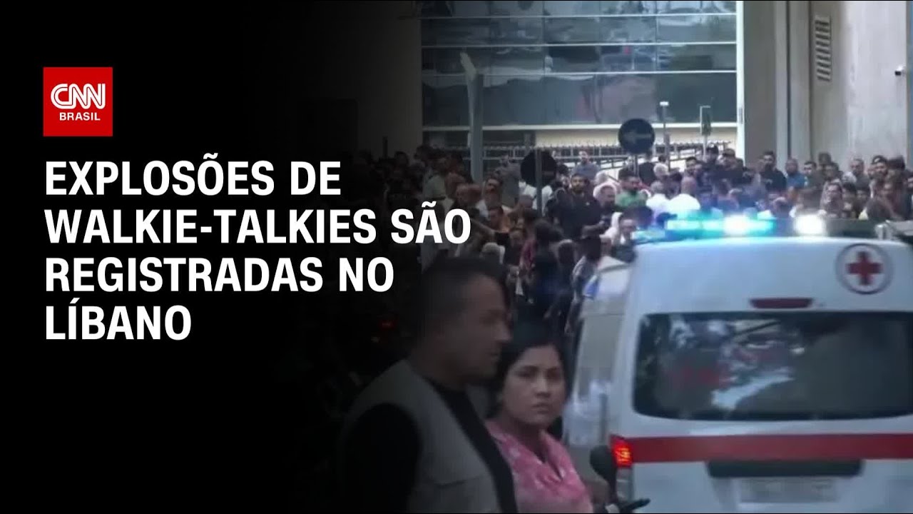 Explosões de walkie-talkies são registradas no Líbano | BASTIDORES CNN