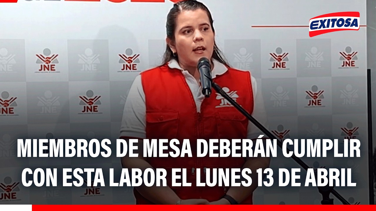 🔴🔵 Miembros de mesa en centros que no fueron habilitados tendrían que cumplir con su cargo el 13/4