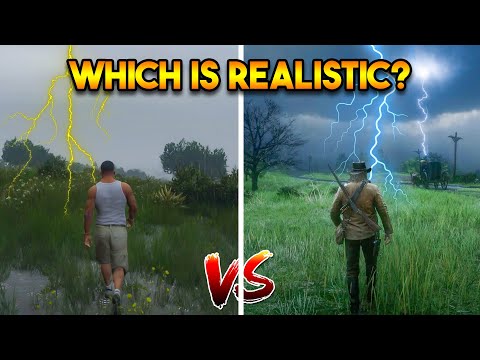 GTA 5 VS RDR 2 WHICH GAME IS MORE REALISTIC?