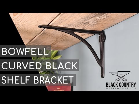 Black Decorative Corner Brackets