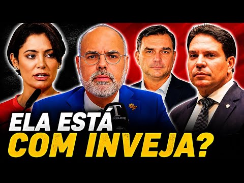 ALLAN DOS SANTOS REVELA PORQUE MICHELLE BOLSONARO JOGA CONTRA FLÁVIO BOLSONARO E MAIS