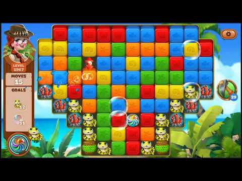 Lost Island Blast Adventure Level 1967 - NO BOOSTERS 🏝️ | SKILLGAMING ✔️