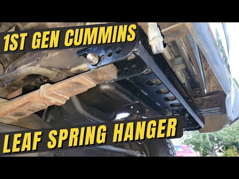 Heavy Duty Front Leaf Spring Hanger | 1st Gen Cummins