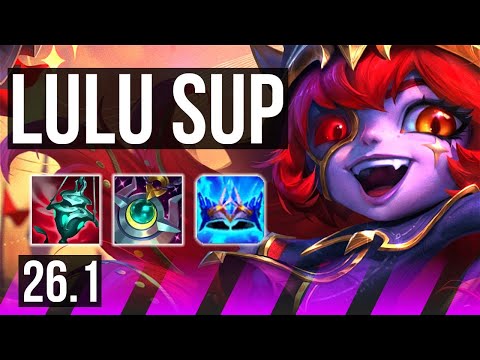 LULU & Vayne vs BRAND & Smolder (SUP) | Good KDA: 3/1/26, 12K damage | EUW Master | 26.1