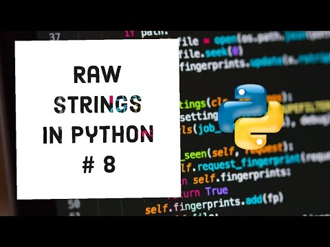 Raw Strings In Python Python For Beginners In Hindi 8