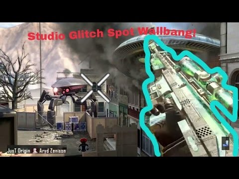 Insane Studio Glitch Spot Wallbang! (BO2)