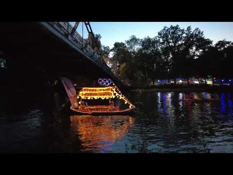 Bootskorso „Leuchtende Boote“ Laternenfest Halle (Saale) 24.08.2024