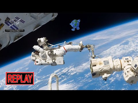 REPLAY: US Spacewalk #68 w/ Chris Cassidy, Bob Behnken (21 July 2020)