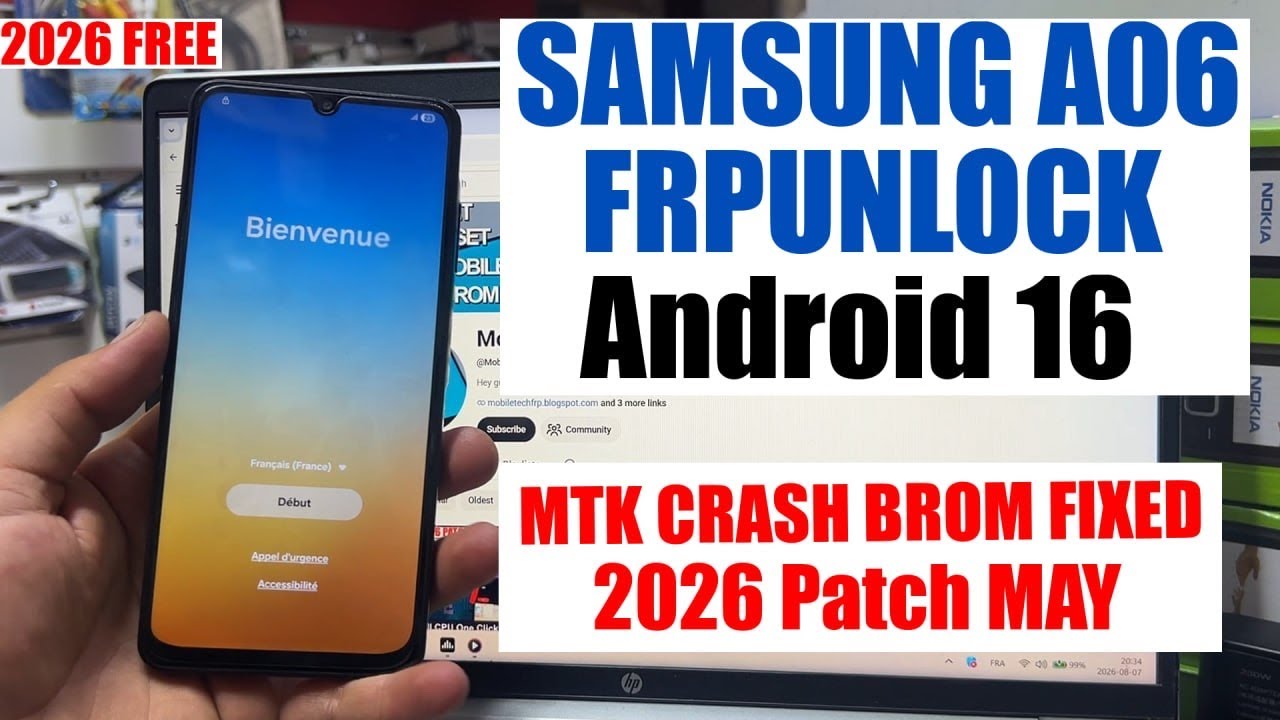 Samsung a06 frp Bypass