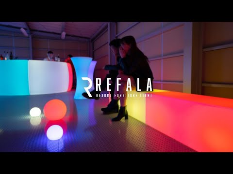 【感動!！幻想的な空間の演出】光るインテリア照明 Refala 新ロゴ