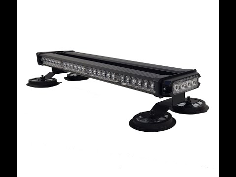 Проблесковая балка Samrai 28X-4L, 49 см, 14 режимов, четырехсторонняя, на магнитах