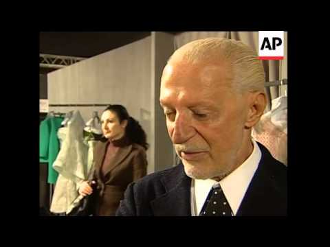 Designer Lorenzo Riva shows his collection in Rome