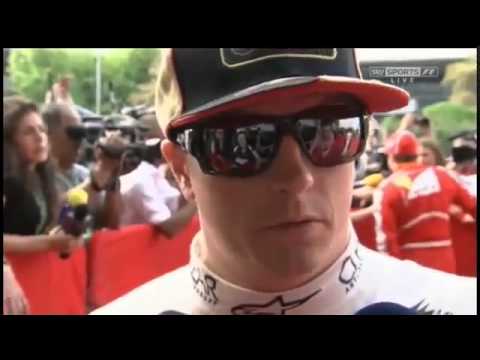 F1 Chinese GP 2013 - Qualifying - Kimi Raikkonen Interview