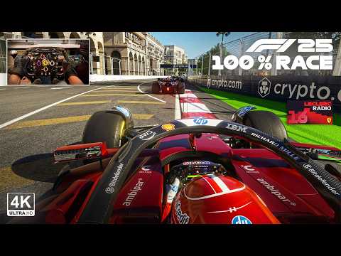 Charles Leclerc's Ferrari SF25 - 2025 Azerbaijan GP Baku 100% Race | F1 25 Ultra Realistic Gameplay