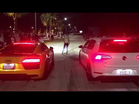 GOLF R STAGE 3 VS AUDi R8 V10 PLUS STAGE 1