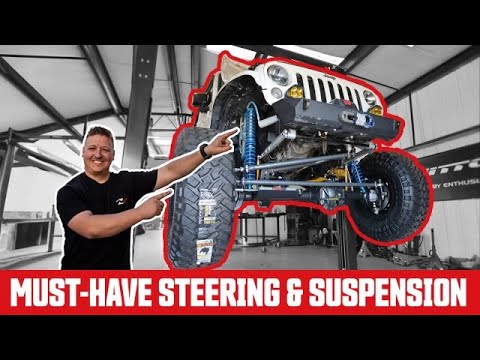 MUST HAVE JK Steering & Suspension Upgrades, Ultra4 Jeep Rubicon Rebuild | Driving Line BUILDS
